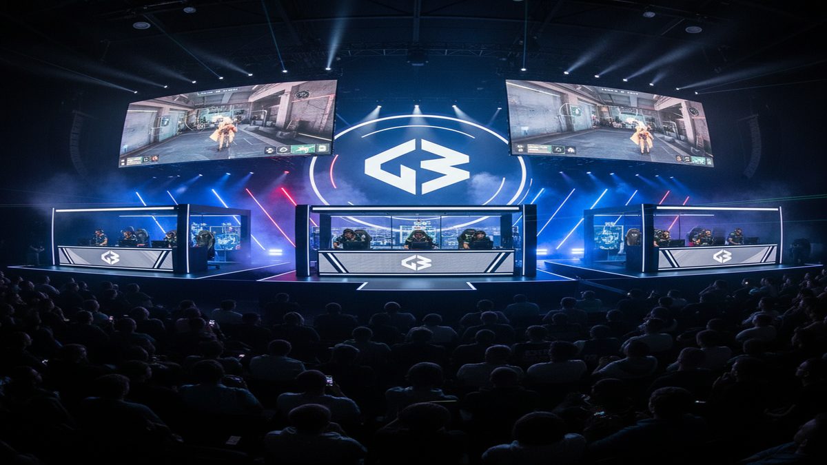 CS2 turnering med storskærme og publikum